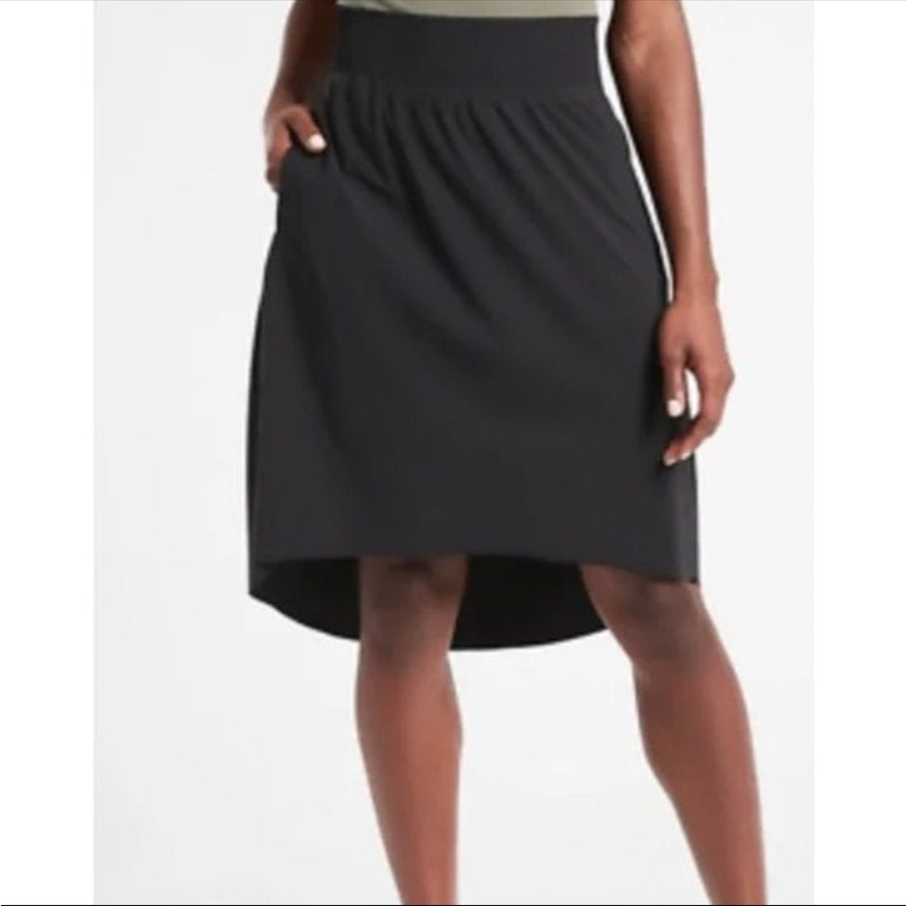 Athleta Womens Black Cosmic Skirt